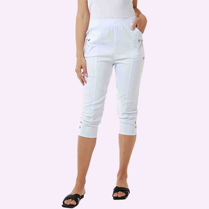 Zip  Capri Trousers