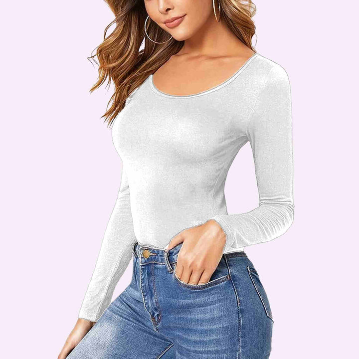 Long Sleeve Round Neck T-Shirt