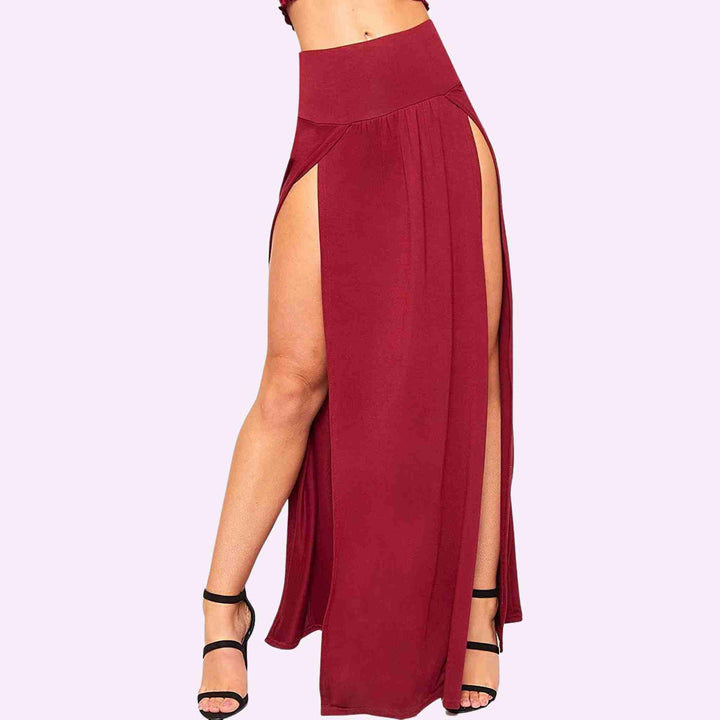 Double Split Maxi Skirt